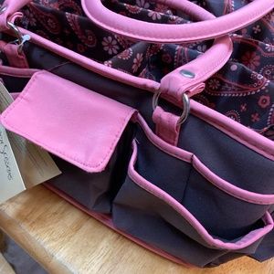 Scrap Paper Scissors Scrapbook Organizer Tote